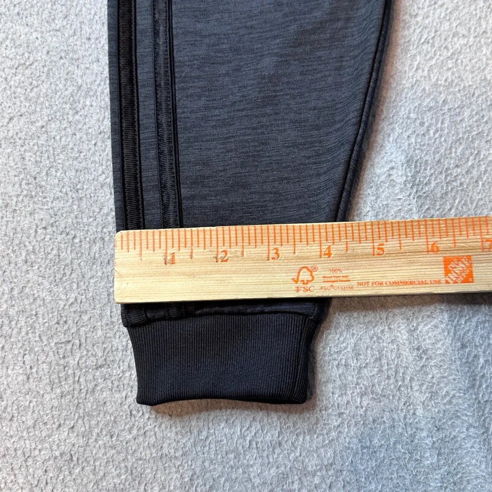 Adidas Joggers Kids 2T Charcoal Grey‎ AK5800 HCM077 3-Stripe Elastic Waist Pants
